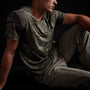 Clear Jersey Camo Crew in Jungle Camo | James Perse Los Angeles