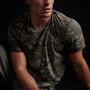 Clear Jersey Camo Crew in Jungle Camo | James Perse Los Angeles