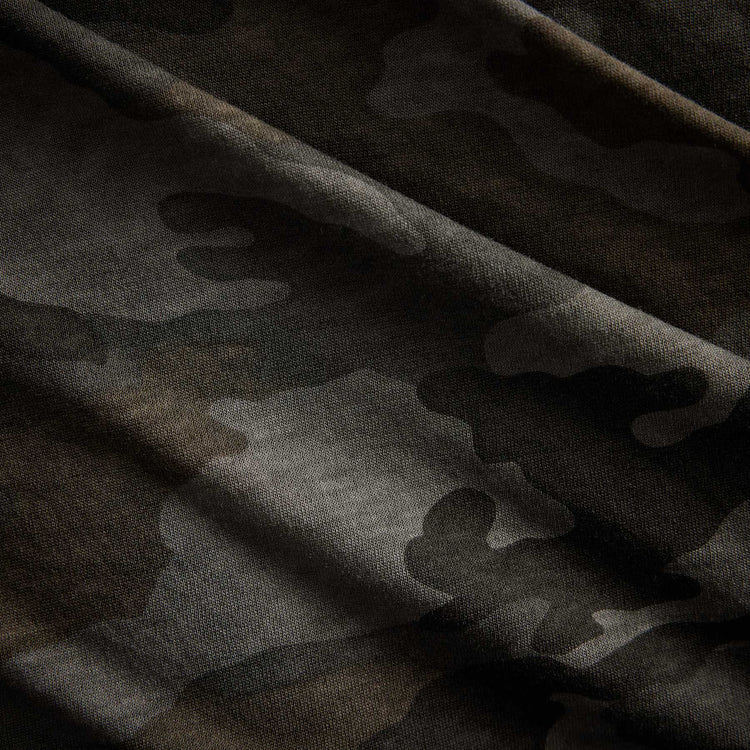 Clear Jersey Camo Crew in Jungle Camo | James Perse Los Angeles