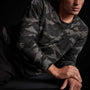 Clear Camo Jersey Raglan in Dark Night Camo | James Perse Los Angeles
