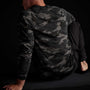 Clear Camo Jersey Raglan in Dark Night Camo | James Perse Los Angeles
