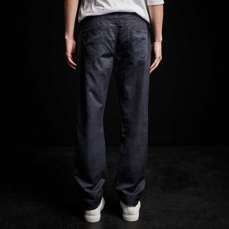 Sierra Linen Pant in Blue Oil | James Perse Los Angeles 