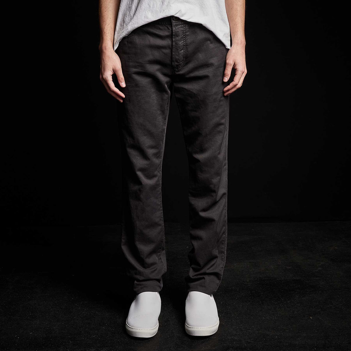 Sierra Linen Pant in Magma Pigment | James Perse Los Angeles 