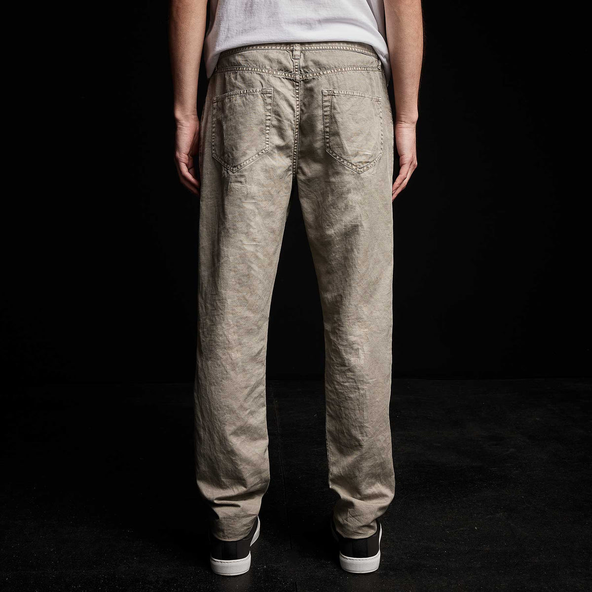 Sierra Linen Pant in Silt Pigment | James Perse Los Angeles 
