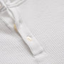 Cotton Linen Thermal Henley in White | James Perse Los Angeles