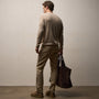 Cotton Moleskin 5 Pocket Pant in Light Khaki Pigment | James Perse Los Angeles