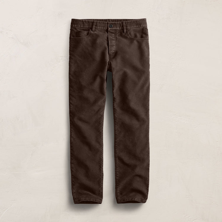 Cotton Moleskin 5 Pocket Pant in Porcupine | James Perse Los Angeles FLAT