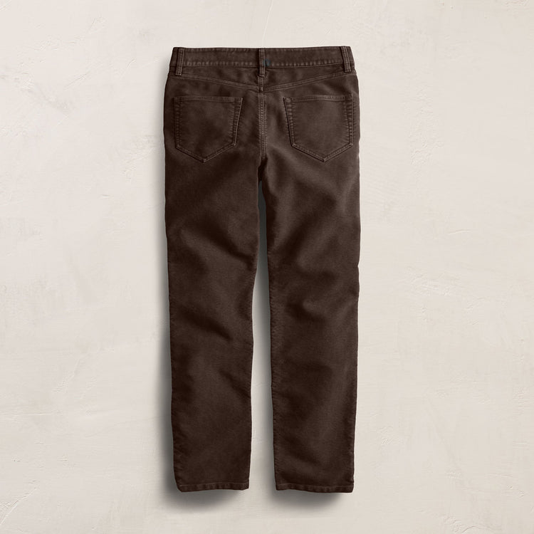 Cotton Moleskin 5 Pocket Pant in Porcupine | James Perse Los Angeles FLAT