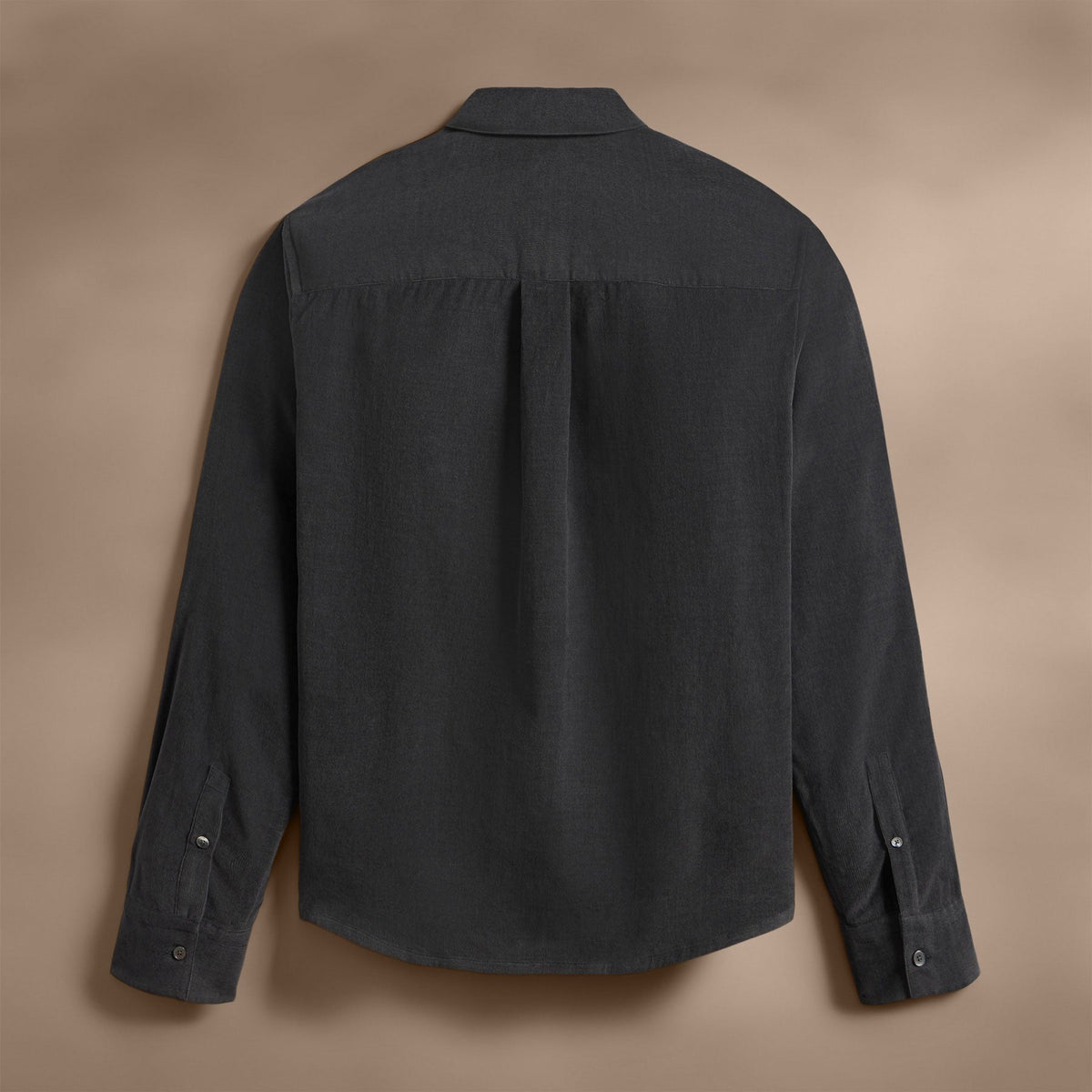 Cotton Cashmere Blend Corduroy Shirt in Carbon | James Perse Los Angeles
