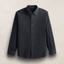 Slim Fit Stretch Poplin Shirt in Asphalt | James Perse Los Angeles