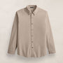 Slim Fit Stretch Poplin Shirt in Overcast | James Perse Los Angeles