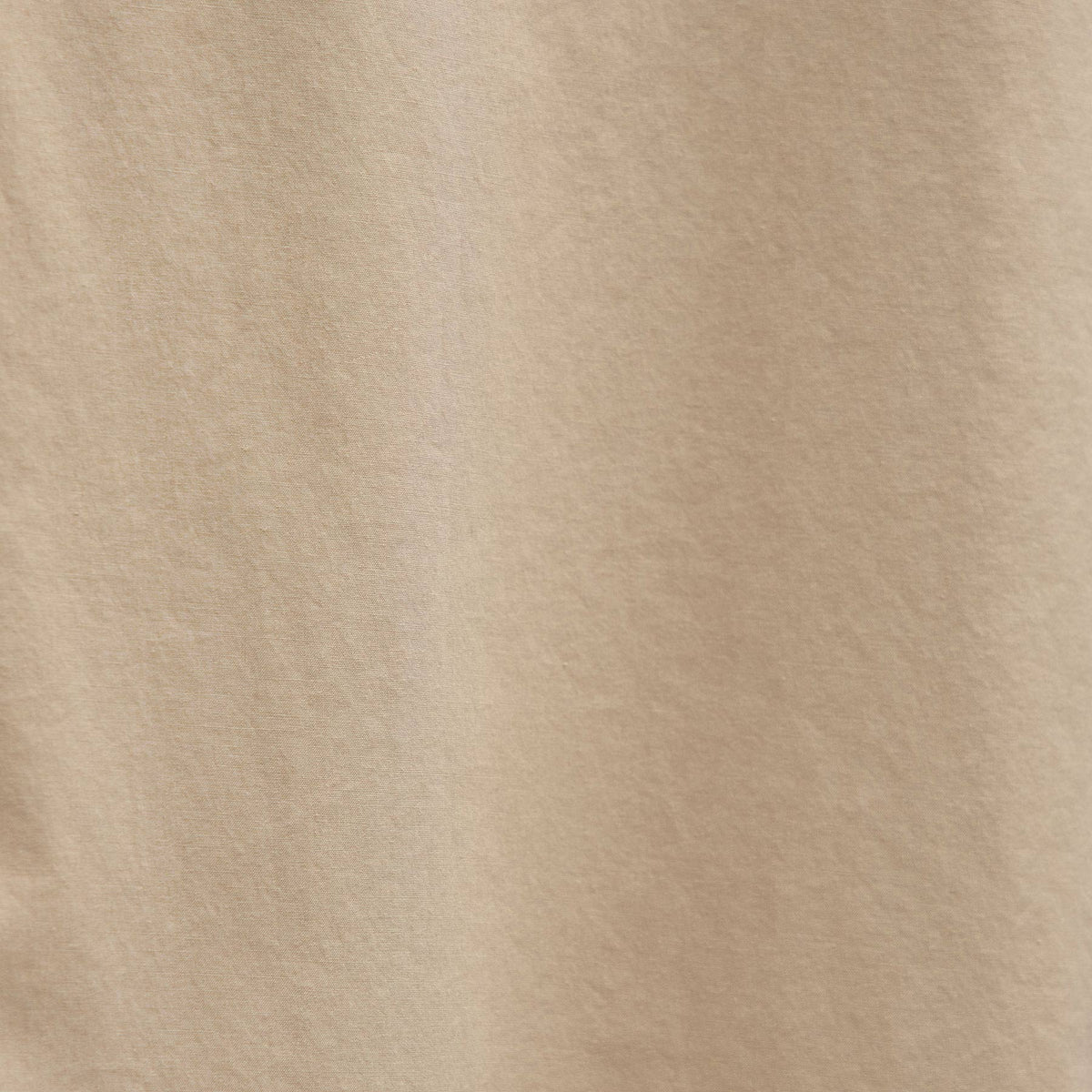 Oversized Stretch Poplin Short Sleeve Shirt in Light Khaki | James Perse Los Angeles
