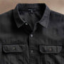 Cotton Wool Twll Utility Shirt in Magma Pigment | James Perse Los Angeles
