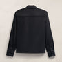 Zip Up Shirt in Black | James Perse Los Angeles