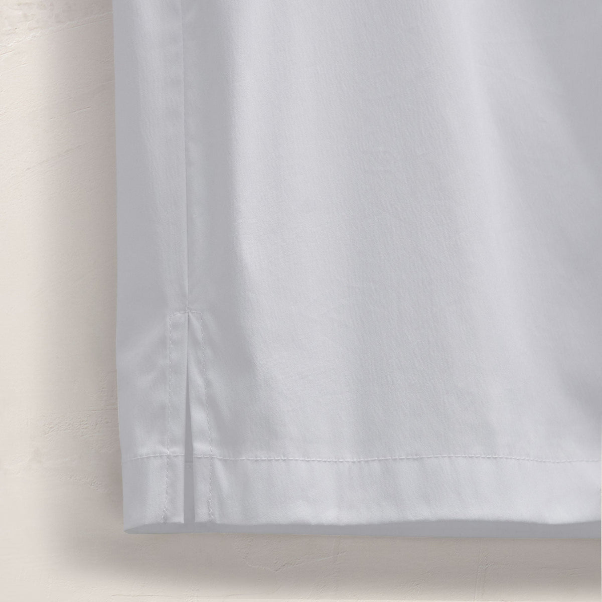 Zip Up Shirt in White | James Perse Los Angeles FLAT