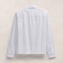Zip Up Shirt in White | James Perse Los Angeles FLAT