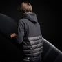 Pullover Hooded Jacket in Black | James Perse Los Angeles