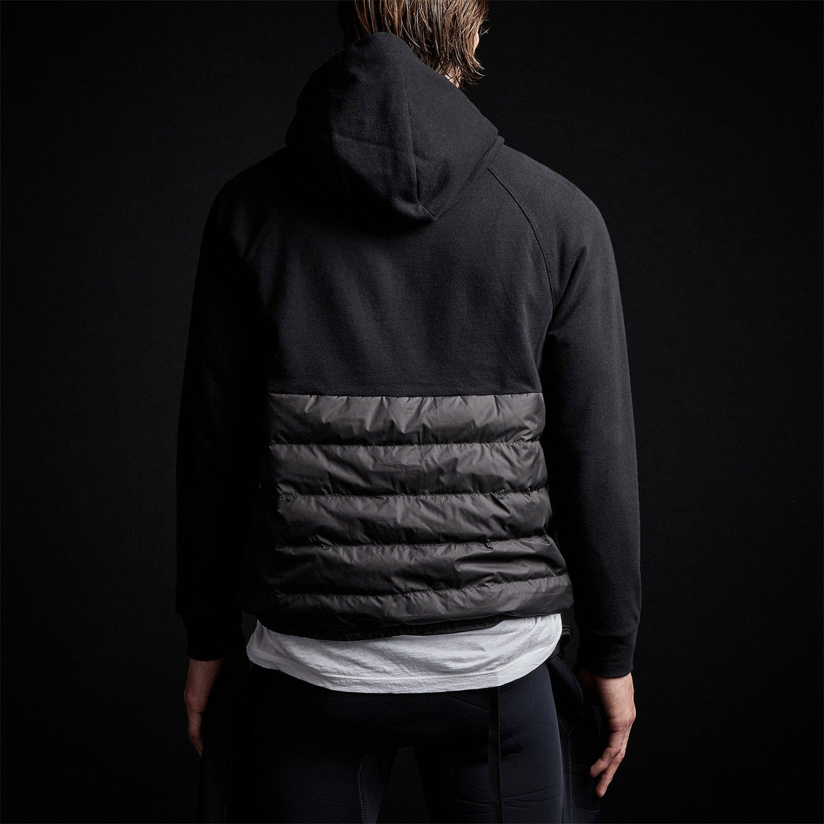 Pullover Hooded Jacket in Black | James Perse Los Angeles