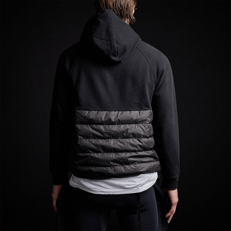Pullover Hooded Jacket in Black | James Perse Los Angeles