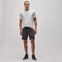 Cotton Poplin Pocket Short in Magma Pigment | James Perse Los Angeles