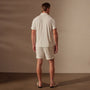Cotton Terry Short Sleeve Polo in White | James Perse Los Angeles