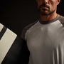 Y/OSEMITE Graphic Performance Knit Raglan - Steel/Raccoon Grey | James Perse Los Angeles