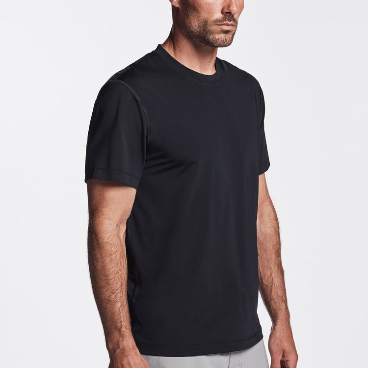 Y/OSEMITE Graphic Performance Knit Tee In Black | James Perse Los Angeles