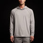 Crisp Cotton Terry Hoodie in Silver Grey | James Perse Los Angeles