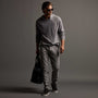 Crisp Cotton Terry Hoodie in Silver Grey | James Perse Los Angeles