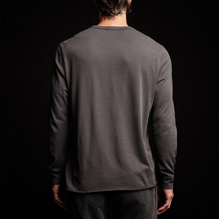 Crisp Cotton Terry Pulloverin Magma | James Perse Los Angeles