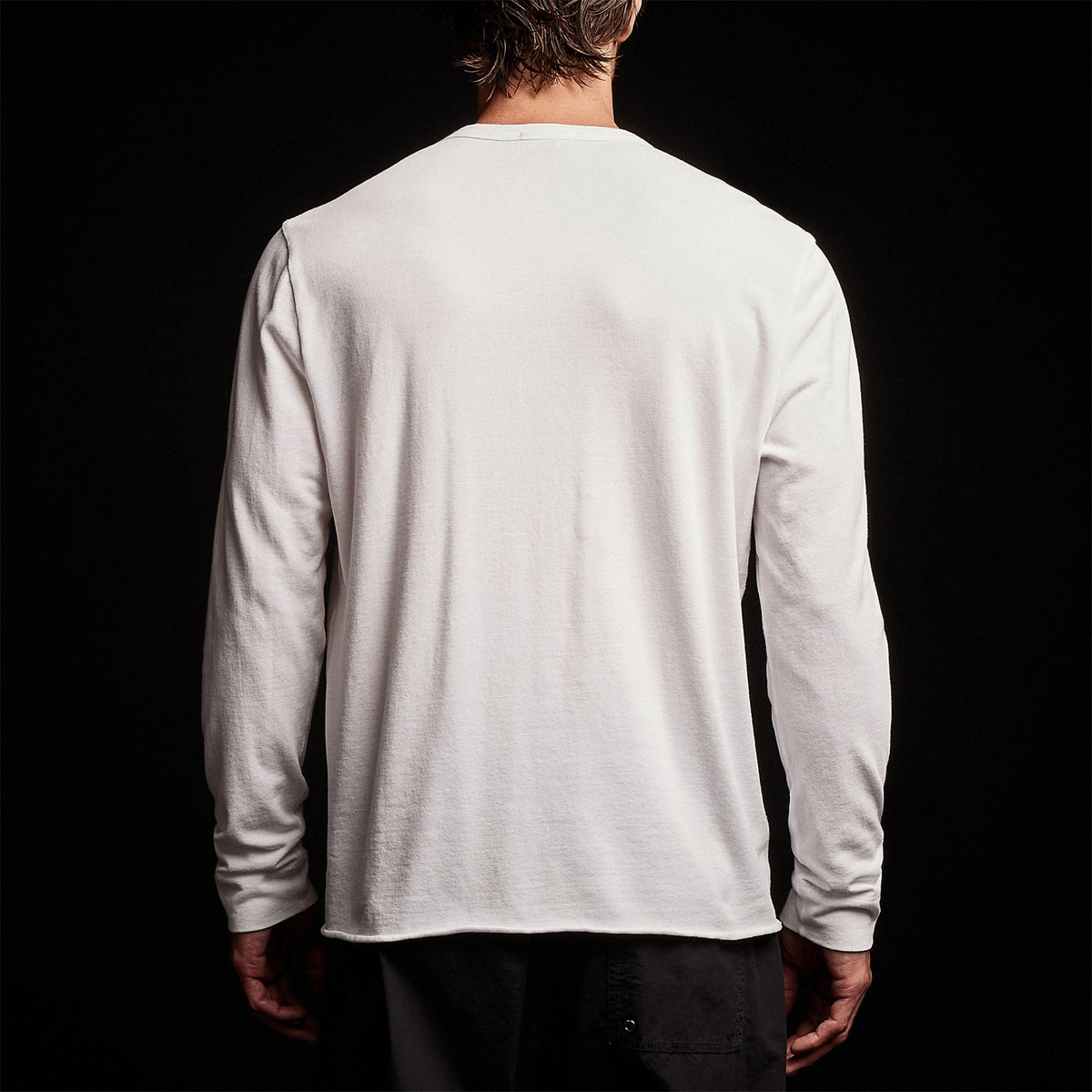 Crisp Cotton Terry Pulloverin White | James Perse Los Angeles