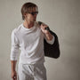 Crisp Cotton Terry Pulloverin White | James Perse Los Angeles