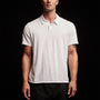 Crisp Cotton Terry Polo in White | James Perse Los Angeles