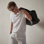 Crisp Cotton Terry Polo in White | James Perse Los Angeles
