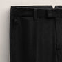 Cotton Cashmere Corduroy Suit Pant in Black | James Perse Los Angeles FLAT