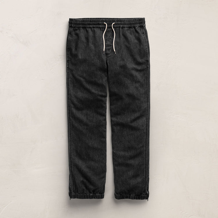 Men'S Denim Jogger in Black Wash | James Perse Los Angeles