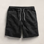 Linen Denim Drawstring Short in Black Wash | James Perse Los Angeles