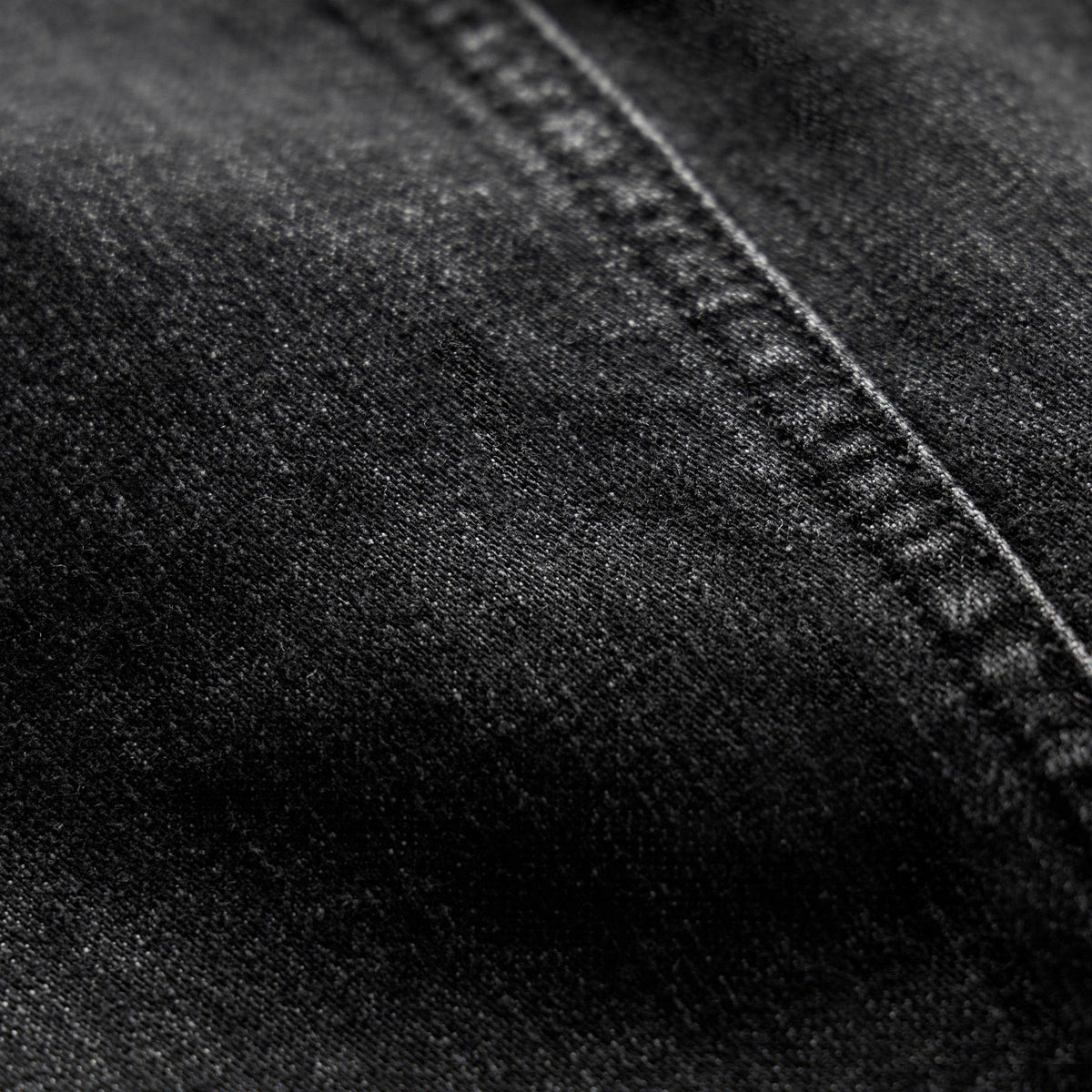 Linen Denim Drawstring Short in Black Wash | James Perse Los Angeles
