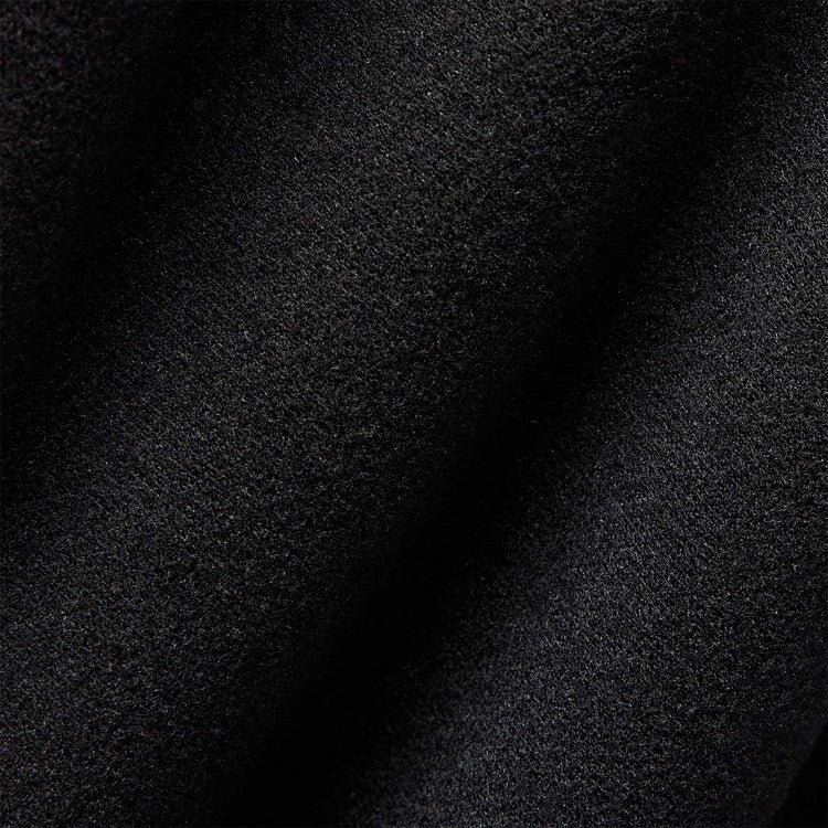Sherpa Lined Scuba Hoodie in Black/Black | James Perse Los Angeles