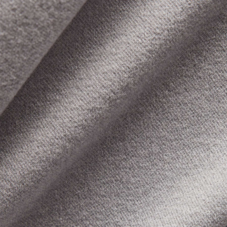 Sherpa Lined Scuba Half Zip in Silver Grey | James Perse Los Angeles