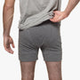 Melange Jersey Boxer Short In Heather Charcoal | James Perse Los Angeles