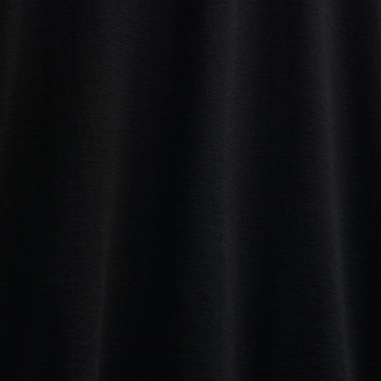 Double Ply Lotus Jrsy Short Sleeve Crew in Black | James Perse Los Angeles FLAT