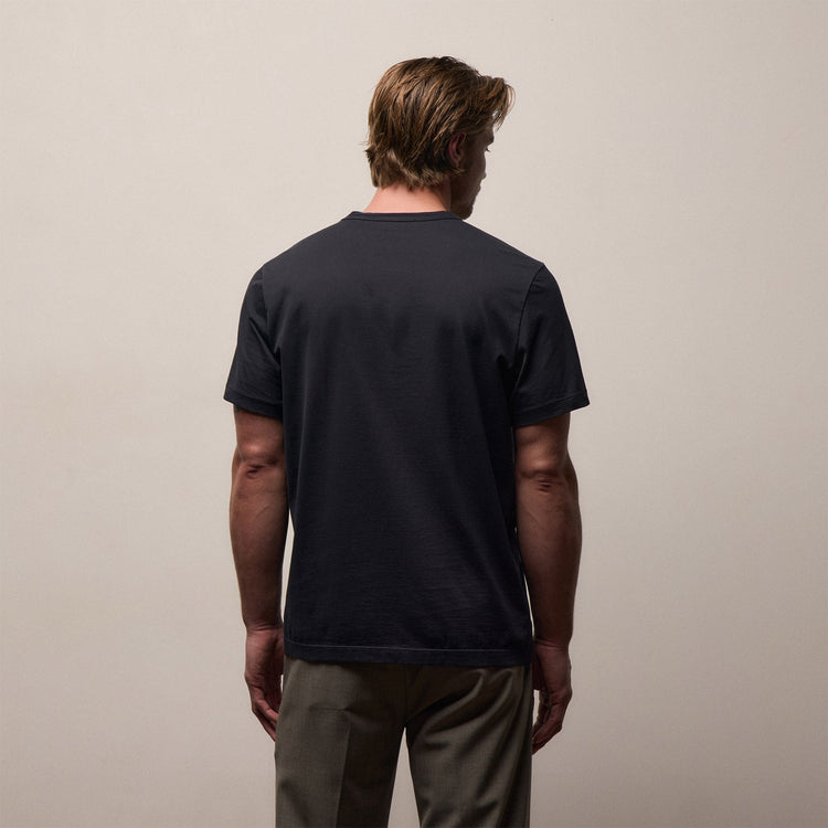 Lotus Jersey Double Ply Crew in Deep | James Perse Los Angeles