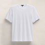 Double Ply Lotus Jrsy Short Sleeve Crew in White | James Perse Los Angeles