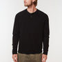 Dry Touch Jersey Raglan Henley in Black | James Perse Los Angeles
