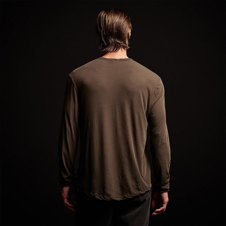L/S Crew Neck Tee in Tent | James Perse Los Angeles
