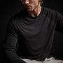 Long Sleeve Raglan in Black | James Perse Los Angeles