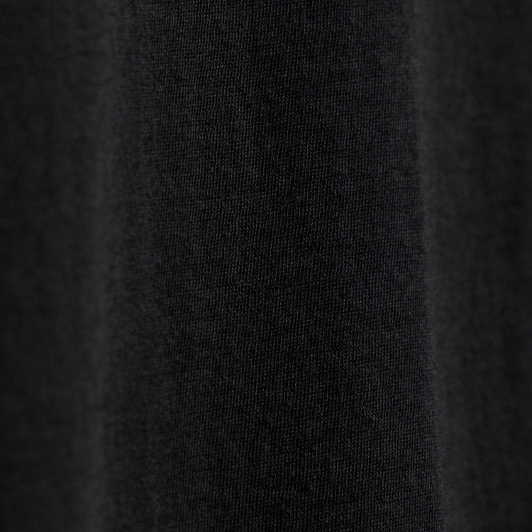 Luxe Lotus Jersey Tee - Black
