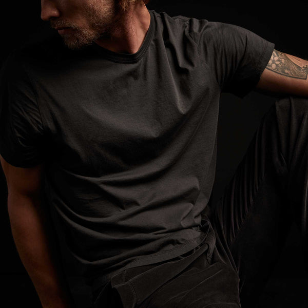 3 Pack Luxe Lotus Jersey Tee - Black/White/Carbon | James Perse Los Angeles