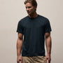 Luxe Lotus Jersey Tee in French Navy | James Perse Los Angeles